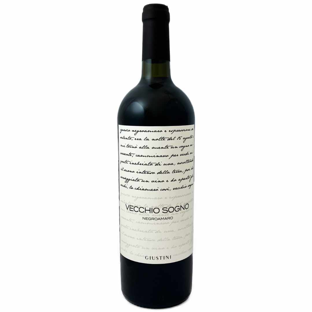 enuta Giustini's marvellous Negroamaro, 'Vecchio Sogno'.