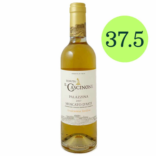 Tenuta il Cascinone. Moscato d'Asti Vendemmia Tardiva 'Palazzina' a still sweet wine from Piedmont, northeast Italy