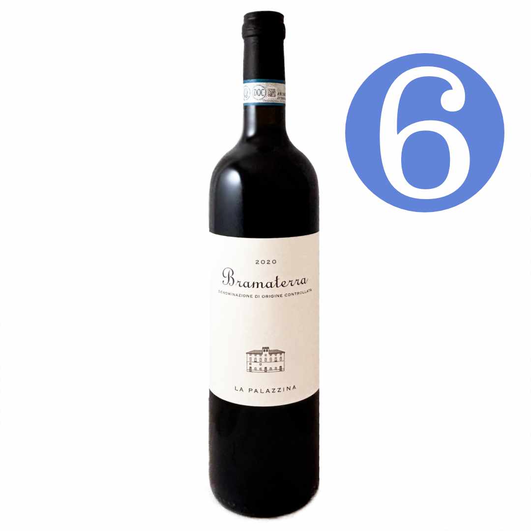 La Palazzina Bramaterra 2020 6 bottle case Alto Piemonte Nebbiolo based wine with some Croatina and Uva Rara medium bodied red wine capable of great aging
