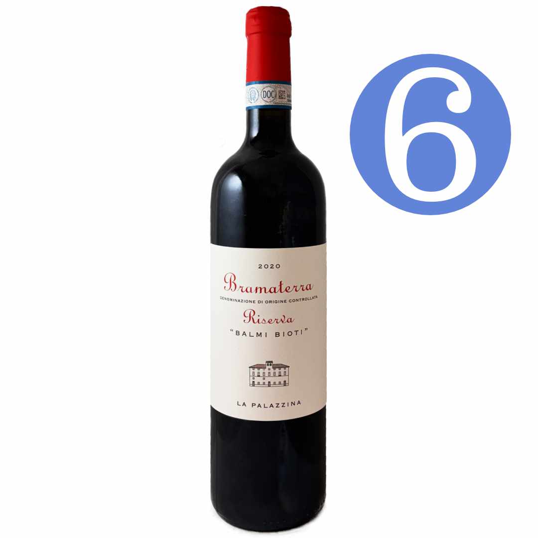 La Palazzina Bramaterra Riserva Balmi Bioti 2020 6 bottle case Alto Piemonte Nebbiolo dominated wine