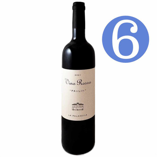 Palazzina. Vino Rosso 'Paulin' 6 bottle case essentially a declassified Bramaterra from a very difficult vintage a medium bodied red wine made with Nebbiolo in the Alto Piemonte the northern part of Piemonte Piedmont in north west Italy