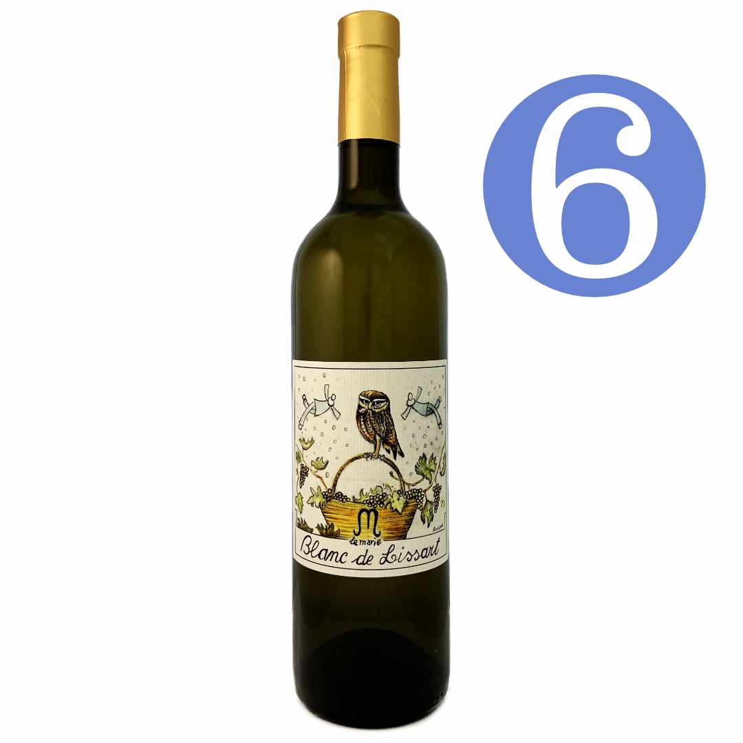Le Marie Blanc de Lissart a dry aromatic white from the grape Malvasia Moscato 6 bottle offer