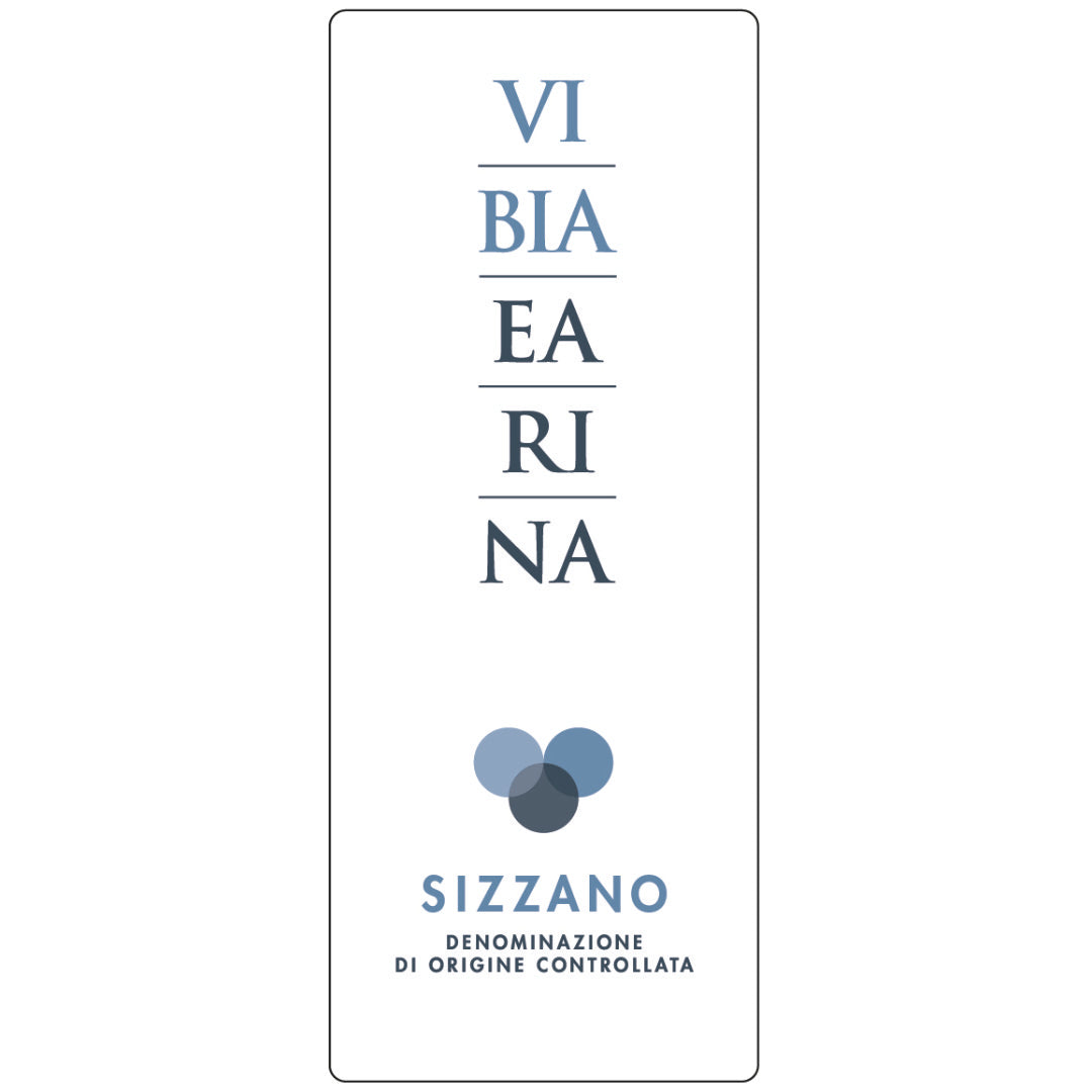 Neri Sizzano Vibia Earina 2018 Alto Piemonte Nebbiolo label