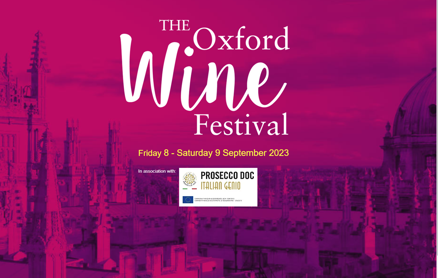 Bat and Bottle Italian Wine at Oxford Wine Festival 2023
