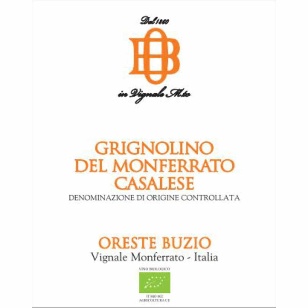 Oreste Buzio Grignolino del Monferrato Casalese a light to medium bodied red wine from Piemonte organically grown very rare artisan producer