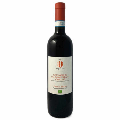 Oreste Buzio Grignolino del Monferrato Casalese a light to medium bodied red wine from Piemonte organically grown very rare artisan producer