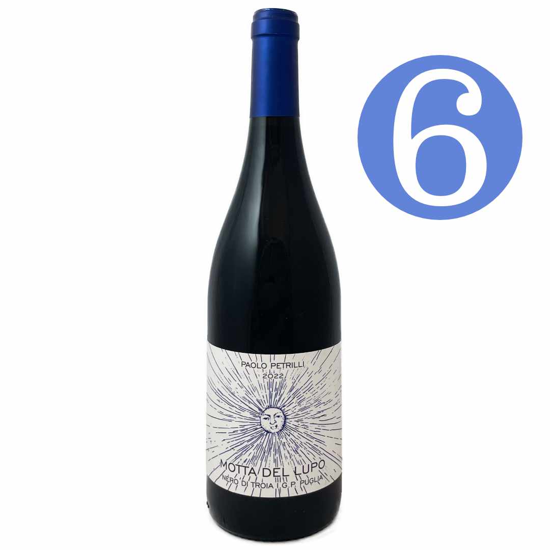 Paolo Petrilli La Motticella Motta del Lupo Nero di Troia Bio full bodied red from Puglia Apuglia Italy Italia Daunia