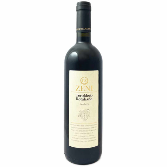 Roberti Zeni Teroldego di Rotaliano Lealbere 2019 a full bodied Italian red wine from the Dolomites