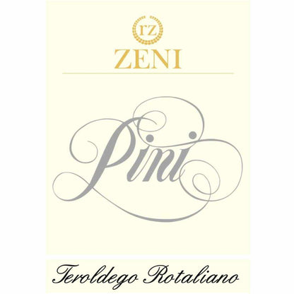 Roberto Zeni Teroldego di Rotaliano Riserva a partial appassimento wine from the Trento in North East Italy