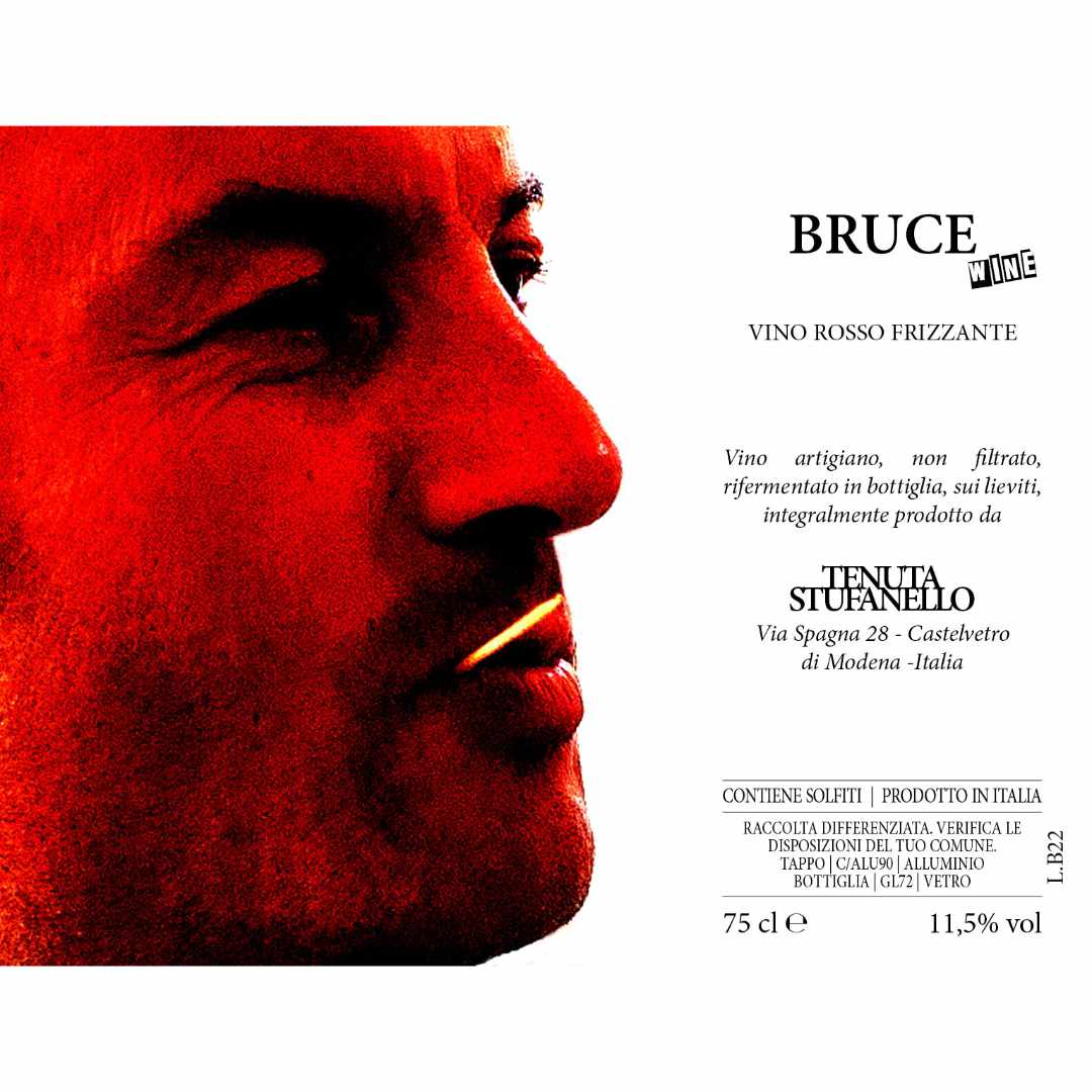 Bruce is a declassified Lambrusco made by Marco Venturelli of Tenuta Stufanello