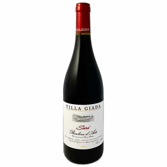 Villa Giada Suri Barbera d'Alba vegan certified artisan Piemonte medium bodied Italian red wine
