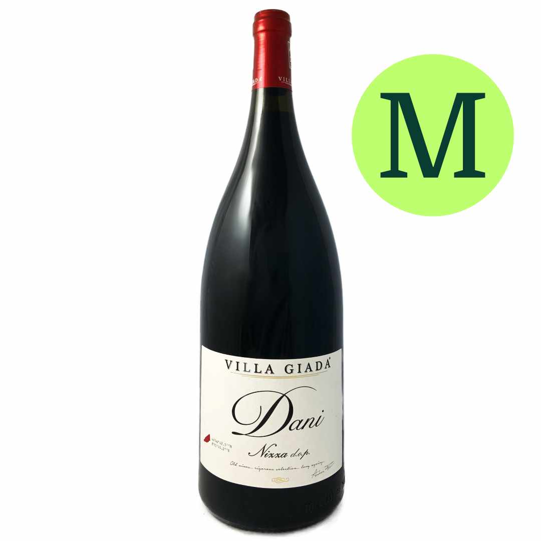 Villa Giada. Nizza 'Bricco Dani' artisan full bodied mature red wine made from Barbera grown in Piedmont