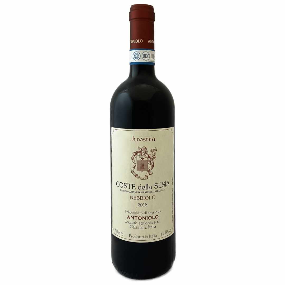 Antoniolo Coste della Sesia Nebbiolo Juvenia 2018 medium bodied Italian red wine