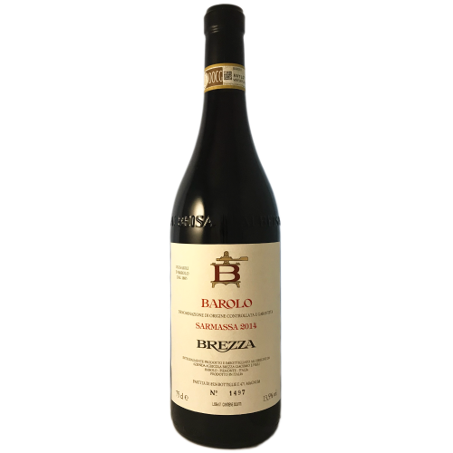 Brezza. Barolo 'Sarmassa' 2014 Full bodied Italian red wine from Nebbiolo