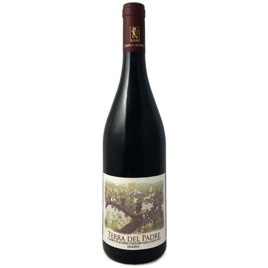 Cantine del Mare. Piedirosso Riserva Campi Flegrei 'Terre del Padre' ungrafted old vines a medium bodied Italian red wine vines