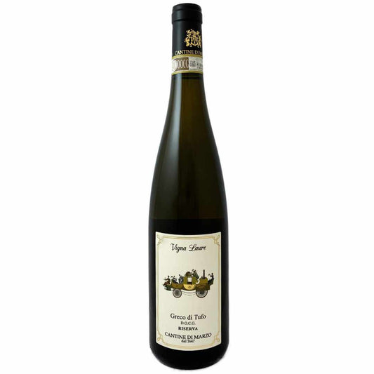 Cantine di Marzo Greco di Tufo Laure single-vineyard greco, a dry white wine from Tufo Campania Italy