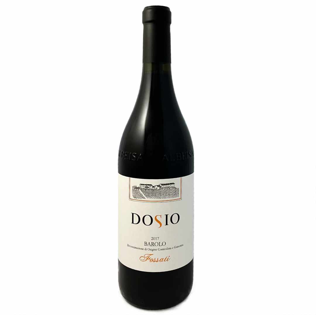 Dosio Barolo Fossati 2017 single MGA within La Morra artisan full bodied dry red wine, made from Nebbiolo grown in Piemonte or Piedmont in northwest Italy