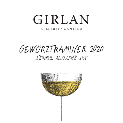 Cantina Girlan Sudtirol Alto Adige Gewurztraminer 2020 Aromatic dry Italian white wine