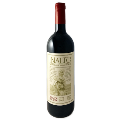 Inalto Rosso 2016 full bodied Montepulciano d'Abruzzo, a high altitude fine Italian red wine