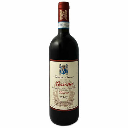 Massimo Clerico Nebbiolo Lessona Riserva 2015 DOC A full bodied dry red wine from Alto Piemonte Italy, imported by Bat and Bottle