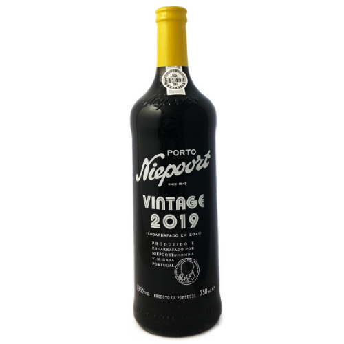 Niepoort vintage port 2019 from the Douro in Portugal a 75cl bottle
