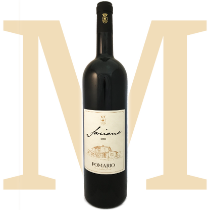 Pomario Sariano Magnum a sangiovese grape medium bodied dry red wine from Umbria, Italy