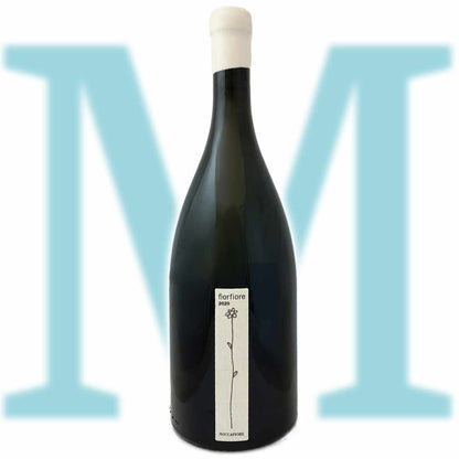 Roccafiore. Fiorfiore 2020 bottled in magnum, a tre bicchieri medium bodied dry Italian white wine made from certified sustainable Agriculture farmed Grechetto di Todi