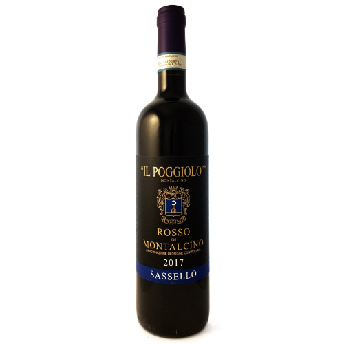 Cosimi Rosso di Montalcino Il Poggiolo Sassello 2015 pure Sangiovese Grosso the second wine to Rudys Brunello di Montalcino