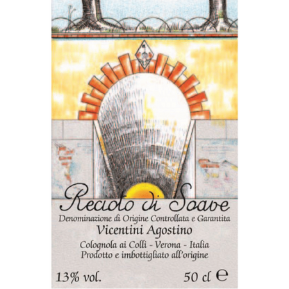 Vicentini Recioto di Soave label